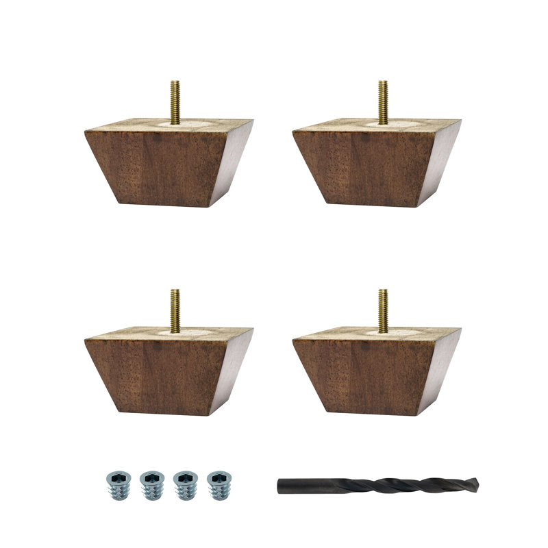 Architectural Products by Outwater L.L.C. Solid Hardwood Square Bun Foot & Reviews Wayfair